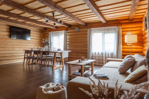 Posezení v ubytování Chalet Borzhava