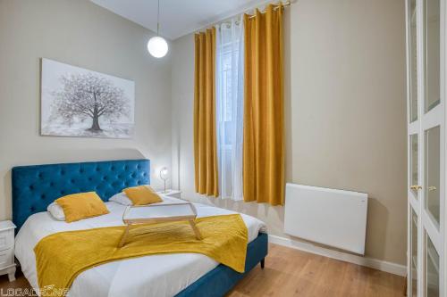 Ένα ή περισσότερα κρεβάτια σε δωμάτιο στο Appartement de Prestige Le Saphir - 60m2