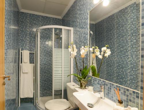 Koupelna v ubytování Apartamentos San Pedro