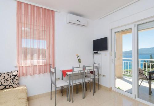 TV a/nebo společenská místnost v ubytování Apartments Ljuba