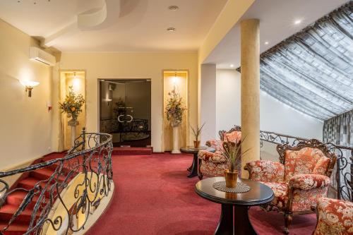 Posezení v ubytování Hotel Sfinksas