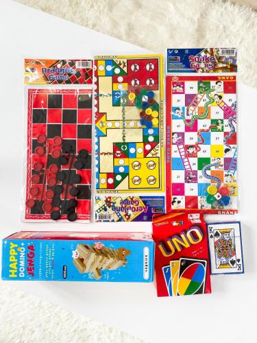 a pile of childrens board games and other toys at 3R2B in Skudai, 10min to Sutera,Paradigm,UTM l 6-9pax in Lima Kedai