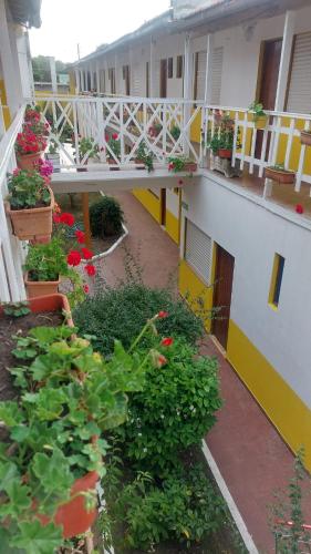Balkoni atau teres di Hotel Nehuen