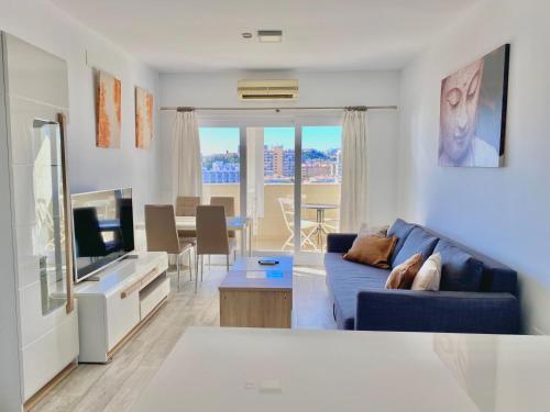EL ESTUDIO DE LA PLAYA BENALBEACH NEW 1BD, Piscinas, playa y vistas al mar Ref504