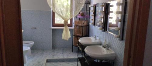 Koupelna v ubytování Albachiara B&B