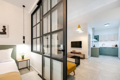 Η κουζίνα ή μικρή κουζίνα στο Boho Chic Retreat Suite