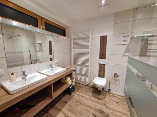 Koupelna v ubytování Ferienhaus Bernadette