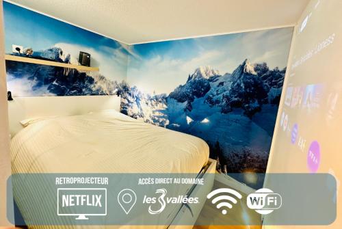 Les 3 Vallées, Appartement Montagnard avec Spa et Piscine