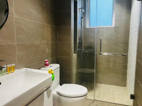 Bilik mandi di Exclusive Suites At Quill Residences KLCC