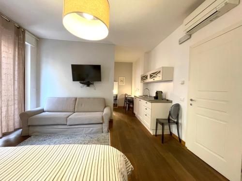TV a/nebo společenská místnost v ubytování Residenza Cantore