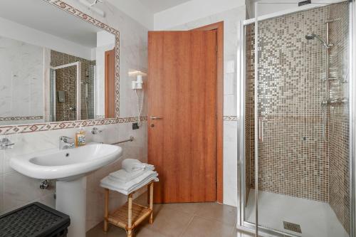 Et badeværelse på Palazzo Brando - Living Apartments