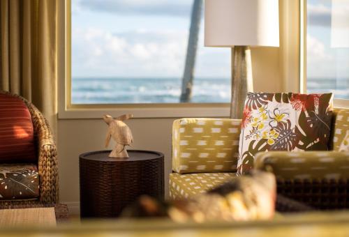 Posezení v ubytování Hanalei Colony Resort
