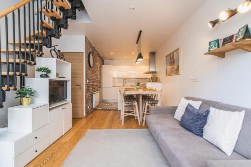 Η κουζίνα ή μικρή κουζίνα στο Loft urbain avec jardin privé en hyper centre