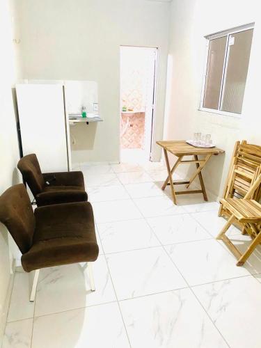Ruang duduk di Apartamento Dunas
