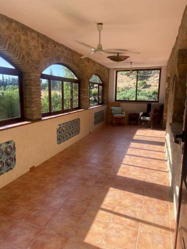 Posezení v ubytování Casa Rural Hozgarganta
