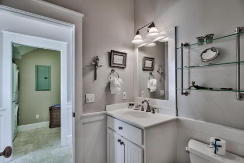 Ванная комната в Sylvia's Cottage