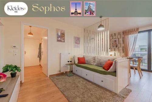 Sophos by Kleidos, Disney 15 min, 1 Lit King Size, appartement pour 6P avec parking