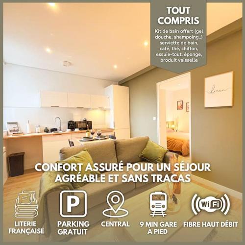 L'Olivier - Parking, Hyper-Centre, Séjour Unique