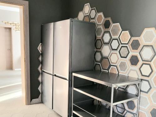 Dapur atau dapur kecil di Sabos Rezidencija sodyba šventėms ir poilsiui