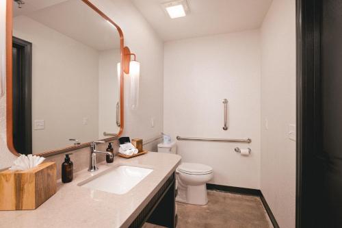 The Ozarker Lodgeにあるバスルーム