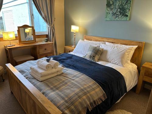 Cama o camas de una habitación en Dunhallin Ard