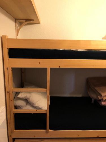 - un lit superposé avec le lit inférieur dans l'établissement Résidence Skival - APPARTEMENT ALPE D'HUEZ QUARTIER DE L'ECLOSE MAE-2961, à Huez