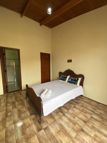 Postel nebo postele na pokoji v ubytování AP Smart Valinhos Campinas 9min Laroc Club 7 min
