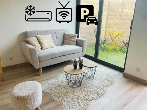 Studio cosy avec mezzanine