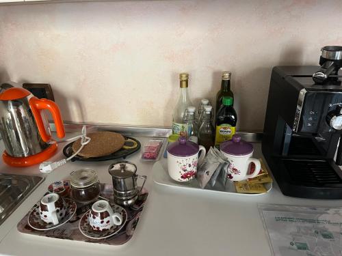 Dapur atau dapur kecil di Strinati Suite
