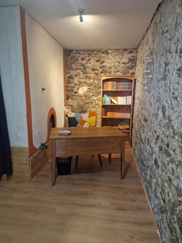 Knihovna v bed and breakfast