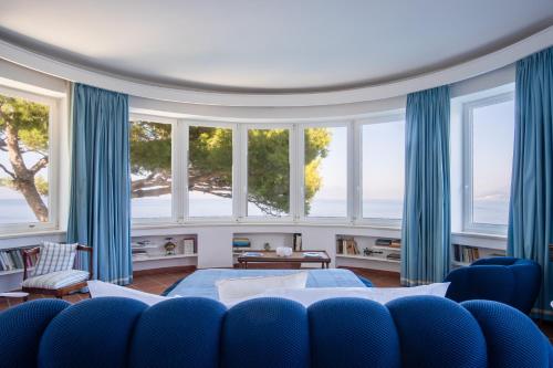 Χώρος καθιστικού στο Villa Livia