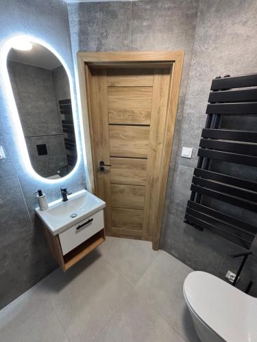 Koupelna v ubytování Residence Orlí