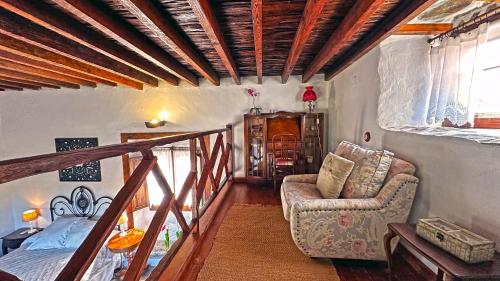 Χώρος καθιστικού στο Casa Mirador del Sur