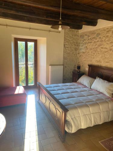 Postel nebo postele na pokoji v ubytování Chateaux de Pep