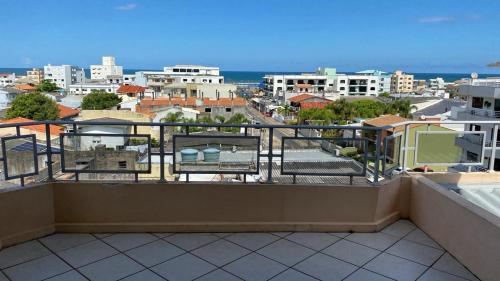 Balkón nebo terasa v ubytování Cobertura no Centro do Balneário Arroio do Silva