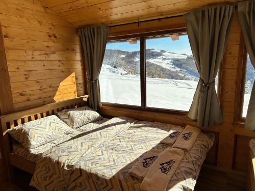 Postel nebo postele na pokoji v ubytování Vikend kuca Panorama