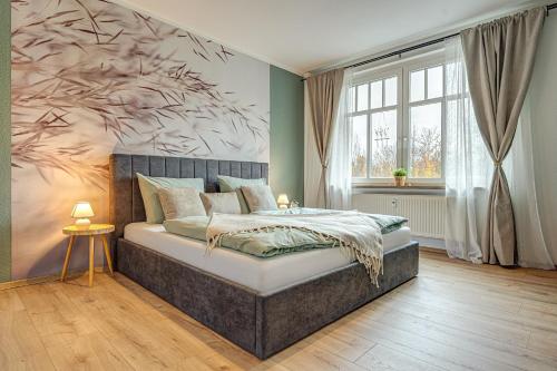 Postel nebo postele na pokoji v ubytování Ferienwohnung Ferdinand