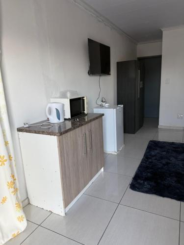 Kuchyň nebo kuchyňský kout v ubytování Vinview double room