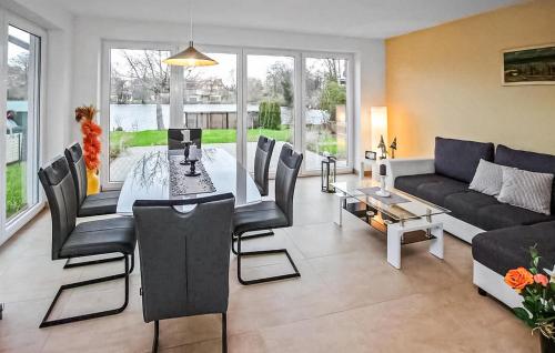 Posezení v ubytování Ferienhaus Lychen