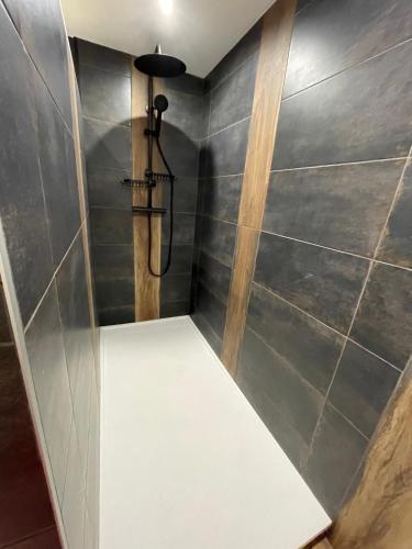 Koupelna v ubytování Appartement dans chalet 5 pièces, 14 pers, 4 ch, WiFi, jardin privé