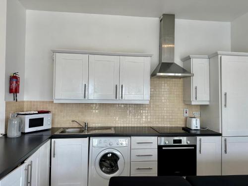 Kuchyň nebo kuchyňský kout v ubytování Skyline Vista Apartment