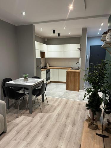Η κουζίνα ή μικρή κουζίνα στο Apartament Niedurnego 38