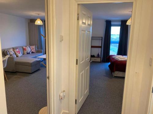 Ένα ή περισσότερα κρεβάτια σε δωμάτιο στο One and Two Bed Apartments Slough near Heathrow