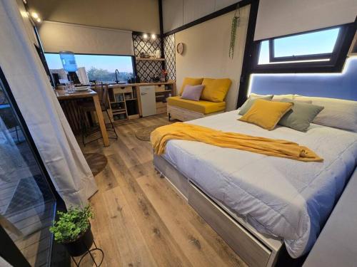 Χώρος καθιστικού στο Casita en un lugar de encanto