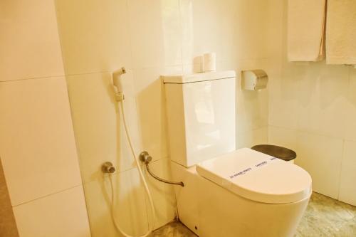 Koupelna v ubytování Agbo Hotel