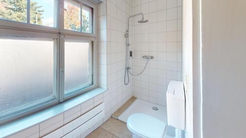 Kúpeľňa v ubytovaní Wohlfühl Apartment Haus Schillerstrasse - Zentrumsnähe, Boxspringbett, Küche