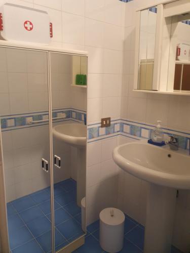 Koupelna v ubytování Casa Vittoria