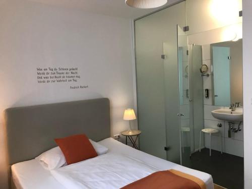 Koupelna v ubytování Hotel Villa Rückert