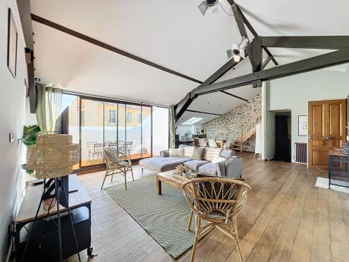 140m2 vue mer, 3 chambres, centre-ville