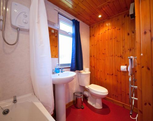 Koupelna v ubytování Lagnakeil Highland Lodges